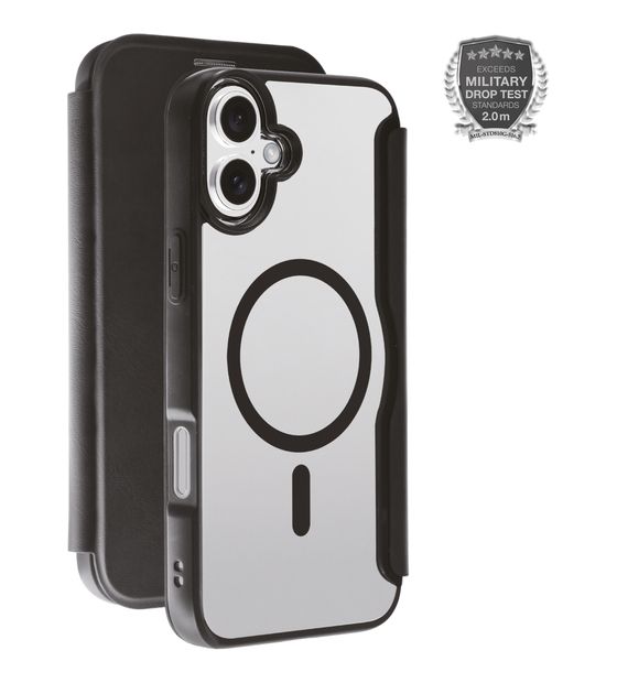 Vivanco Mag Premium Wallet Geldbörsenhülle für Apple iPhone 16 Plus  (Schwarz) f&uuml;r 24,99 Euro