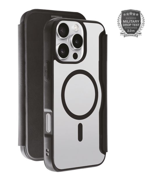 Vivanco Mag Premium Wallet Geldbörsenhülle für Apple iPhone 16 Pro Max  (Schwarz) f&uuml;r 24,99 Euro