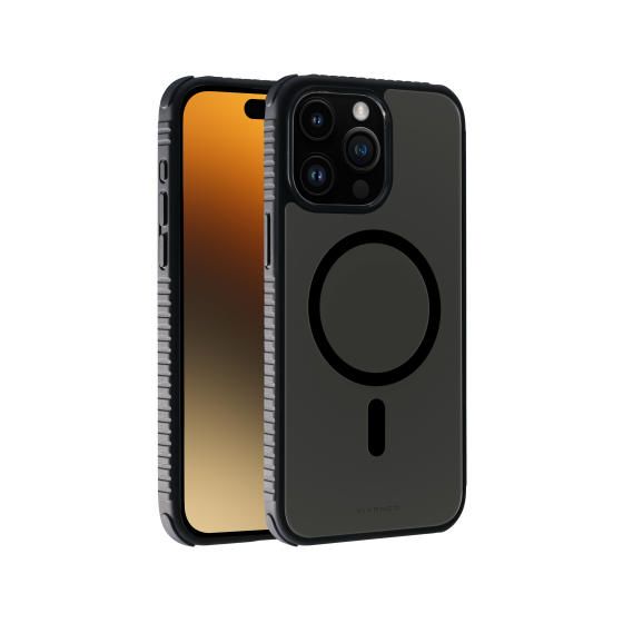 Vivanco Mag Solid Elite Cover für Apple iPhone 15 Pro Max (Schwarz, Transparent) f&uuml;r 24,99 Euro