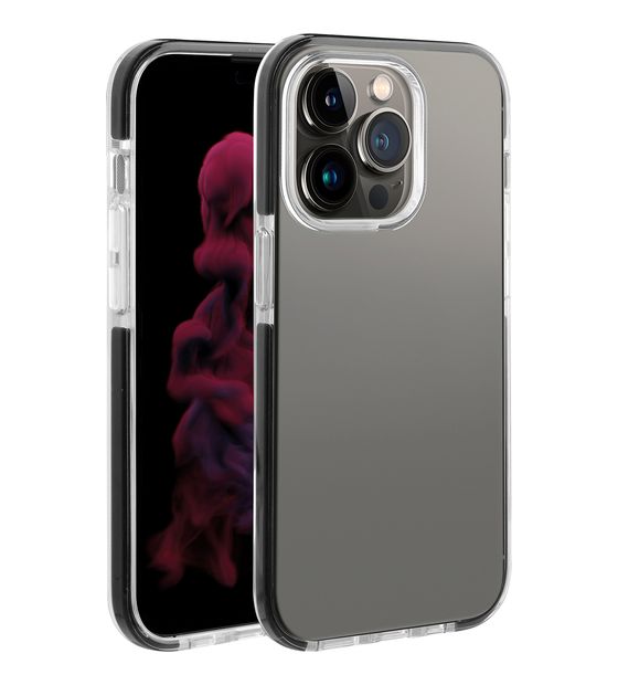 Vivanco Rock Solid Cover für Apple iPhone 14 Pro (Schwarz, Transparent) f&uuml;r 11,97 Euro