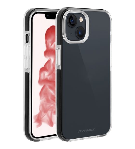 Vivanco Rock Solid Cover für Apple iPhone 14 Plus (Schwarz, Transparent) f&uuml;r 19,99 Euro