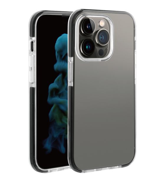 Vivanco Rock Solid Cover für Apple iPhone 14 Pro Max (Schwarz, Transparent) f&uuml;r 11,45 Euro