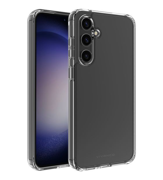 Vivanco Safe and Steady Cover für Samsung Galaxy S23 FE  (Transparent) f&uuml;r 9,99 Euro