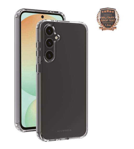 Vivanco Safe and Steady Cover für Samsung Galaxy S24 FE  (Transparent) f&uuml;r 14,99 Euro