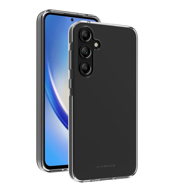 Vivanco Super Slim Cover für Samsung Galaxy A34 5G  (Transparent) f&uuml;r 12,99 Euro