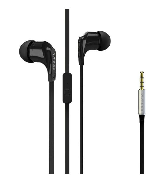 Vivanco Talk 4 In-Ear Kopfhörer Kabelgebunden  (Schwarz) f&uuml;r 7,49 Euro