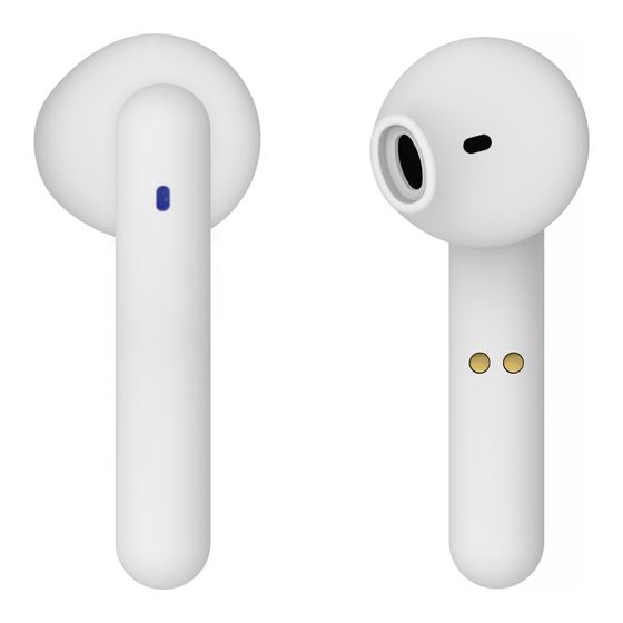 Vivanco Urban Pair In-Ear Bluetooth Kopfhörer kabellos 4 h Laufzeit  (Weiß) f&uuml;r 22,49 Euro