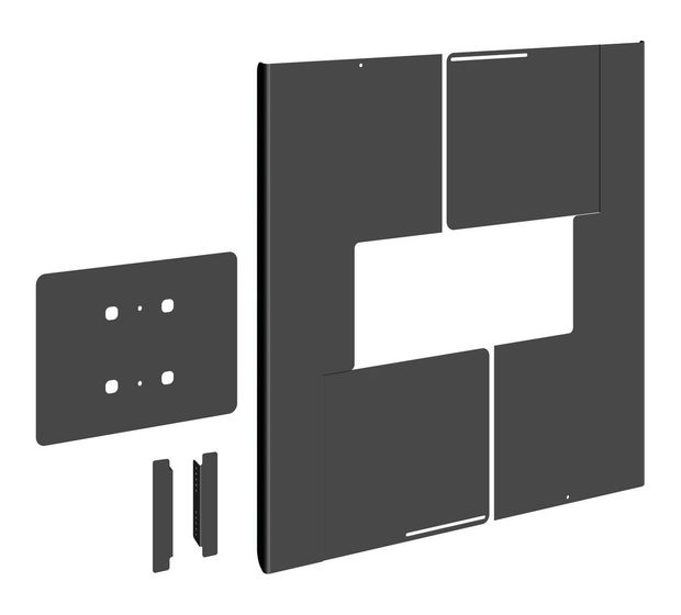 Vogel's PFA9162 Display-Rückabdeckung Hochformat 75-80" bis 2,03 m (80") f&uuml;r 703,29 Euro