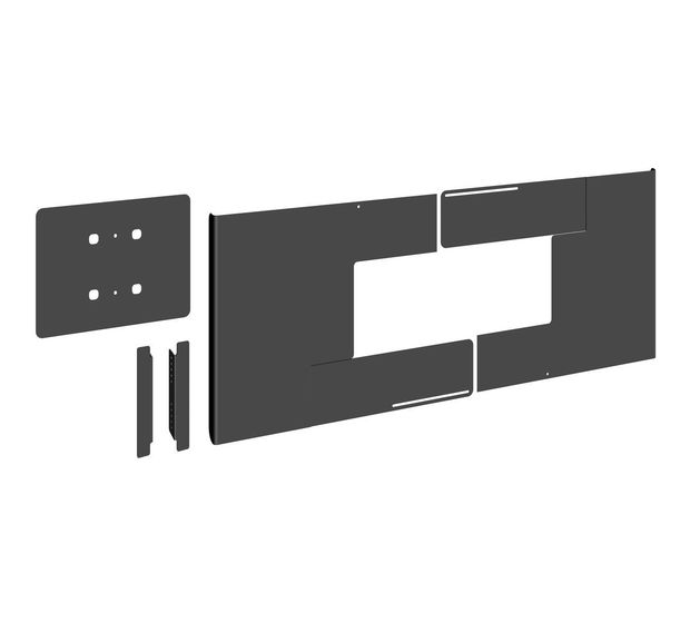 Vogel's PFA9163 Display-Rückabdeckung, Querformat 84-86" bis 2,18 m (86") f&uuml;r 621,18 Euro