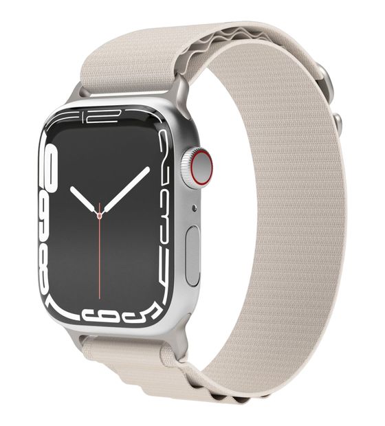 Vonmählen Action Loop Armband Apple Watch 42 mm / 44 mm / 45 mm / 49 mm  (Cremefarben) f&uuml;r 29,99 Euro