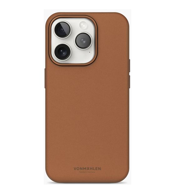 Vonmählen Like Leather Case Cover für Apple iPhone 16 Pro Max  (Braun) f&uuml;r 39,99 Euro