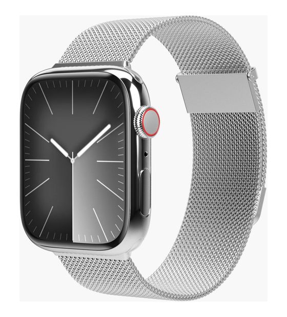 Vonmählen Milanese Loop 2 Armband Apple Watch 44 | 45 | 46 | 49 mm  (Silber) f&uuml;r 39,99 Euro