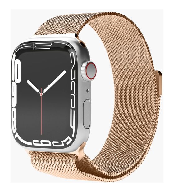 Vonmählen Milanese Loop Armband Apple Watch 38 mm | 40 mm | 41 mm  (Roségold) f&uuml;r 29,99 Euro