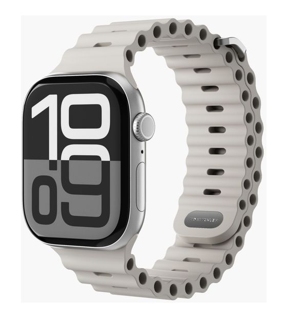 Vonmählen Wave Band 2 Armband Apple Watch 44 | 45 | 46 | 49 mm  (Cremefarben) f&uuml;r 29,99 Euro