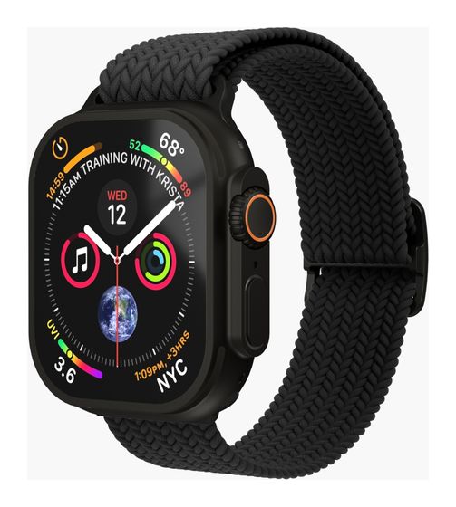 Vonmählen Woven Loop Armband Apple Watch  (Schwarz) f&uuml;r 39,99 Euro