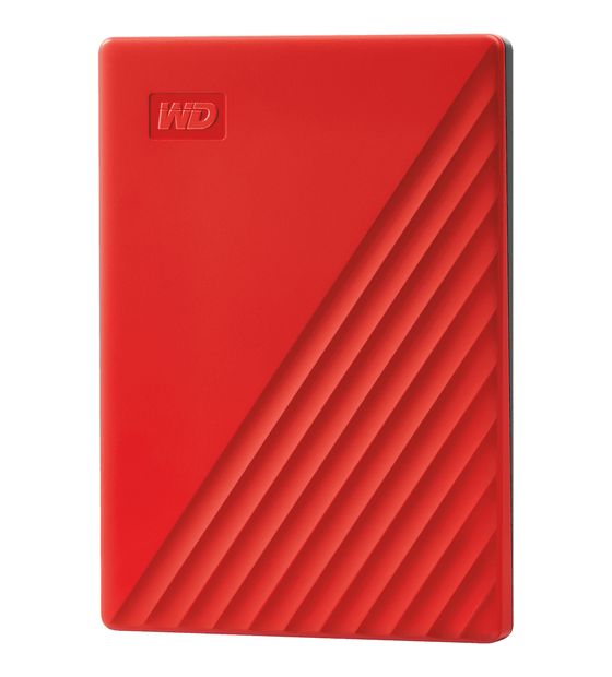 Western digital My Passport 4 TB externe Festplatte  (Rot) f&uuml;r 159,99 Euro