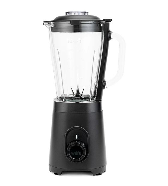 Wilfa DBL-1200B 1,5 l Standmixer 5 Geschwindigkeiten 1200 W (Schwarz, Transparent) f&uuml;r 78,99 Euro