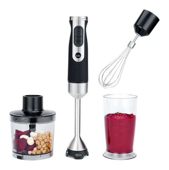 Wilfa Fusion 800 Stabmixer 800 W  (Schwarz, Edelstahl) f&uuml;r 69,00 Euro