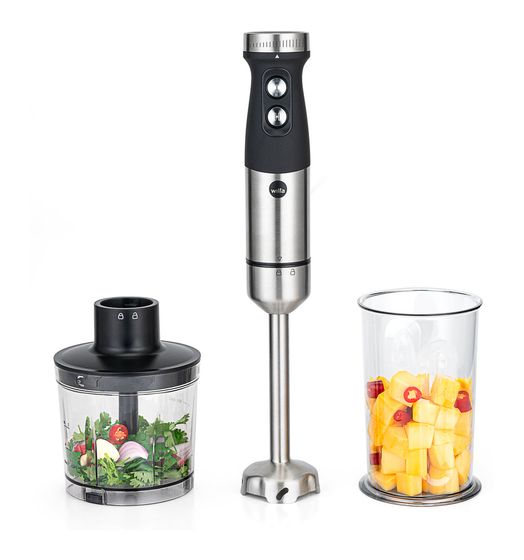 Wilfa Fusion Set Tragbarer Mixer 1000 W  (Schwarz, Stahl) f&uuml;r 88,99 Euro
