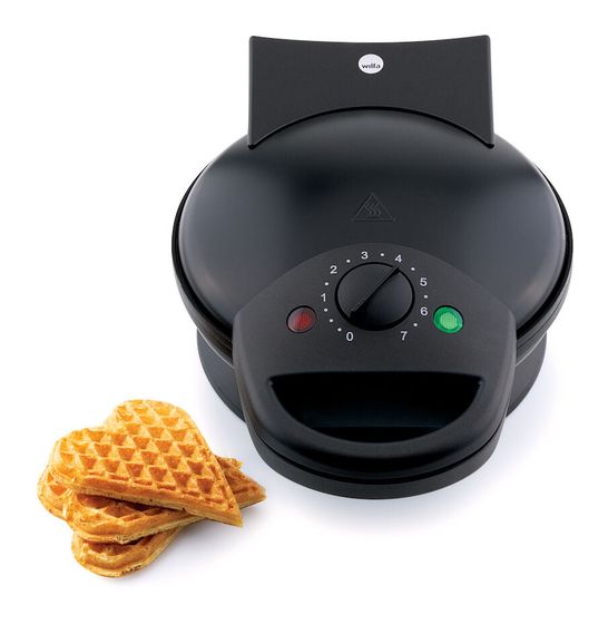 Wilfa WM-623B Waffeleisen Herz (Form) für 6 Waffel(n) 1400 W f&uuml;r 88,99 Euro