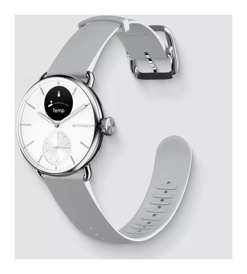 Withings ScanWatch 2 Hybrid 38 mm Smartwatch Rund 282 ppi  (Edelstahl) f&uuml;r 309,00 Euro