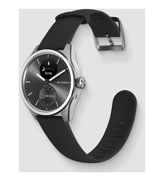 Withings ScanWatch 2 Hybrid 42 mm Smartwatch Rund 282 ppi  (Edelstahl) f&uuml;r 309,00 Euro