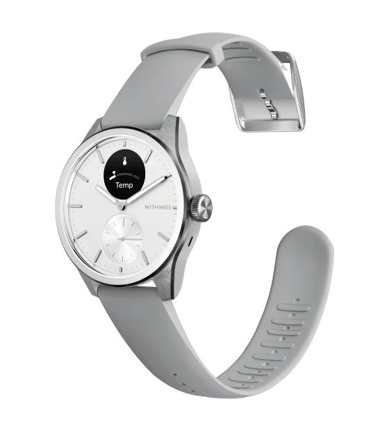Withings ScanWatch 2 Hybrid 42 mm Smartwatch Rund 282 ppi  (Edelstahl) f&uuml;r 349,95 Euro