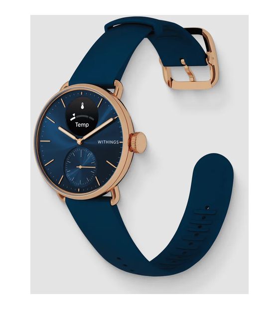 Withings ScanWatch 2 Hybrid 38 mm Smartwatch Rund 282 ppi  (Roségold) f&uuml;r 349,95 Euro