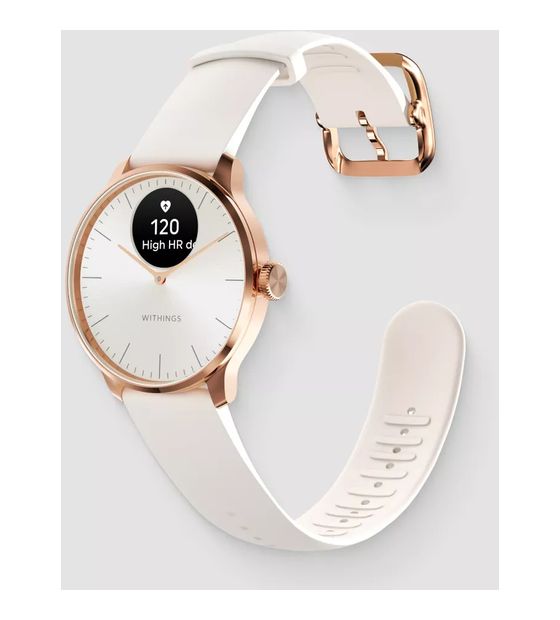 Withings ScanWatch Light Hybrid 37 mm Smartwatch Rund 282 ppi  (Gold) f&uuml;r 220,99 Euro