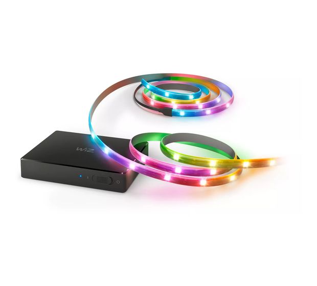 WiZ Sync Box Starter-Kit – Umgebungslicht für 75–85 Zoll Fernseher LED Set für intelligente Beleuchtung 3400 mm Multi f&uuml;r 78,99 Euro