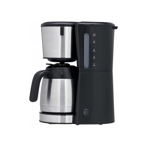 WMF Bueno Pro Thermo 10 Tassen Thermo Filterkaffeemaschine 1,3 l  (Schwarz, Silber) f&uuml;r 73,99 Euro