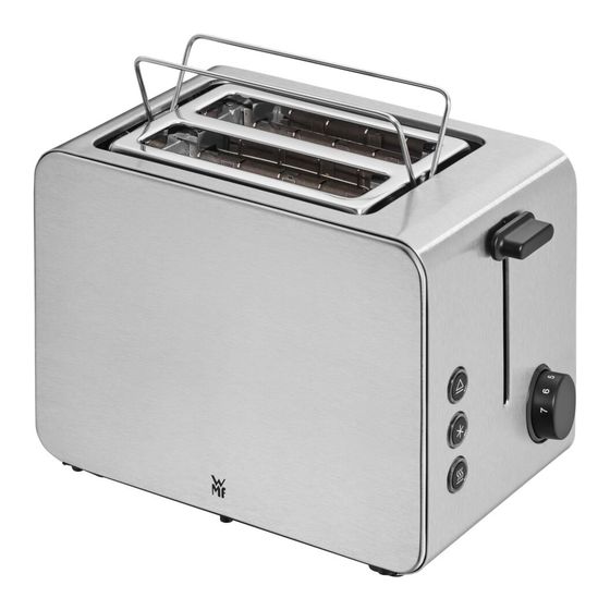 WMF Stelio Toaster 1000 W 2 Scheibe(n) 7 Stufen  (Edelstahl) f&uuml;r 43,99 Euro