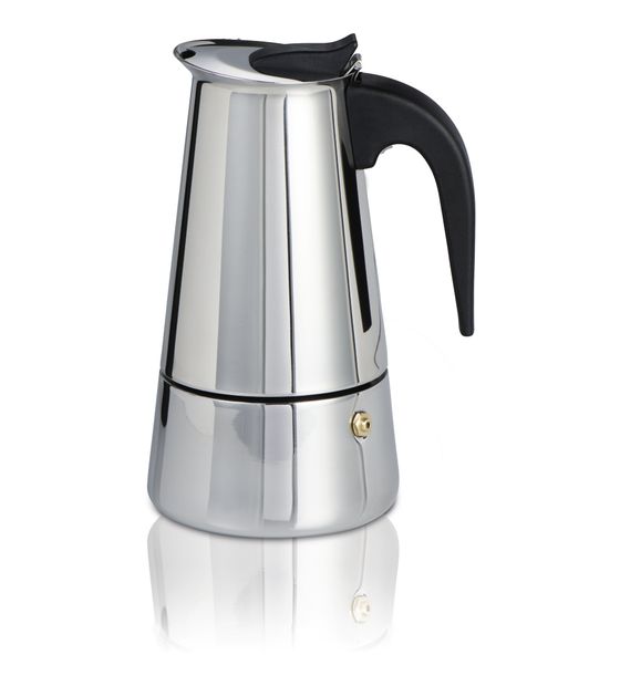 Xavax 111230 Espressokocher für 6 Tassen Filterkaffeemaschine  (Schwarz, Silber) f&uuml;r 10,99 Euro