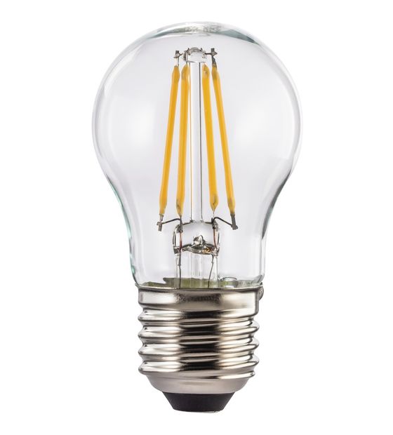 Xavax 112834 LED Lampe Globe E27 EEK: E 470 lm Warmweiß (2700K) entspricht 40 W f&uuml;r 4,89 Euro