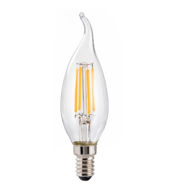 Xavax 112842 LED Lampe Kerze E14 EEK: E 470 lm Warmweiß (2700K) entspricht 40 W f&uuml;r 5,17 Euro
