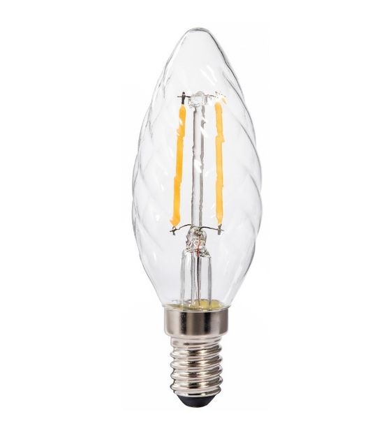 Xavax 112843 LED Lampe Verdrehte Kerze E14 EEK: F 250 lm Warmweiß (2700K) entspricht 25 W f&uuml;r 4,19 Euro
