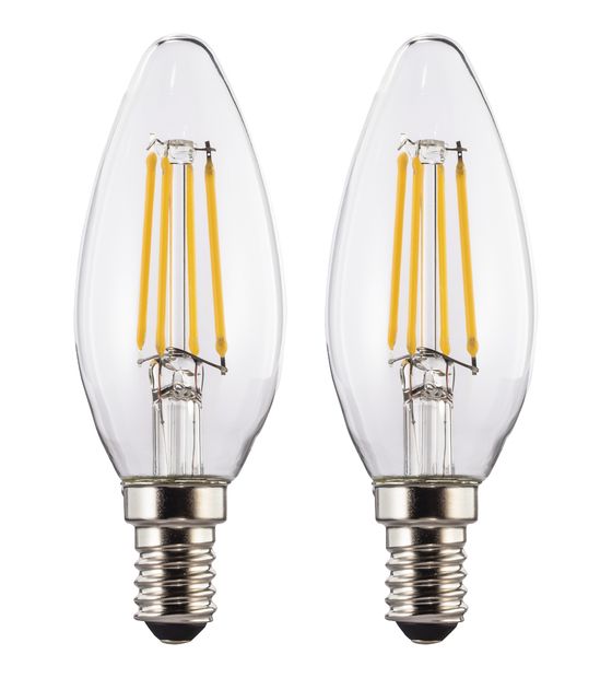 Xavax 112905 LED Lampe Kerze E14 EEK: E 470 lm Warmweiß (2700K) entspricht 40 W f&uuml;r 7,39 Euro