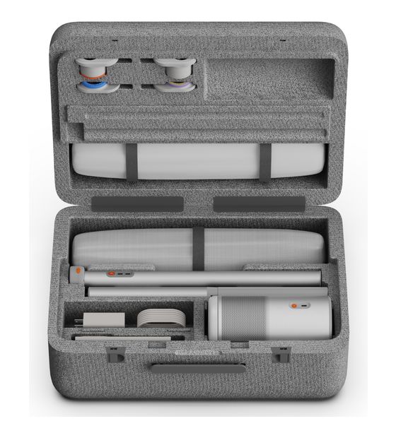 XGIMI MoGo 4 Laser Outdoor Set 1080p (1920x1080) DLP Laser 550 ISO-Lumen  (Silber) f&uuml;r 949,00 Euro