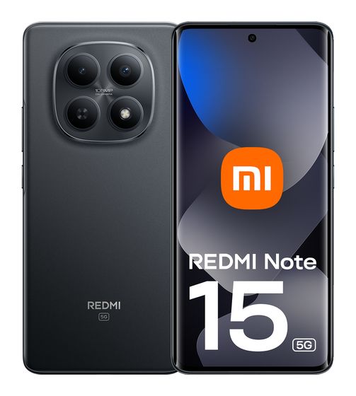 Xiaomi Redmi Note 15 256 GB 5G Smartphone 17,2 cm (6.77") 1,8 GHz 108 MP Dreifach Kamera  (Schwarz) f&uuml;r 287,00 Euro