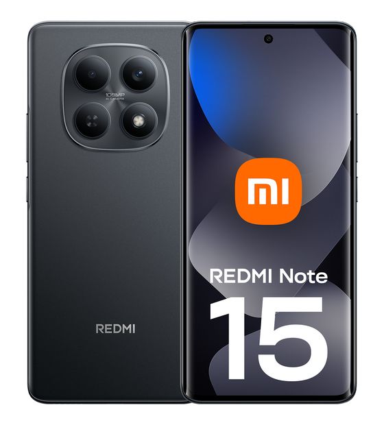 Xiaomi Redmi Note 15 128 GB 5G Smartphone 17,2 cm (6.77") 2,0 GHz 108 MP Dreifach Kamera  (Schwarz) f&uuml;r 189,00 Euro