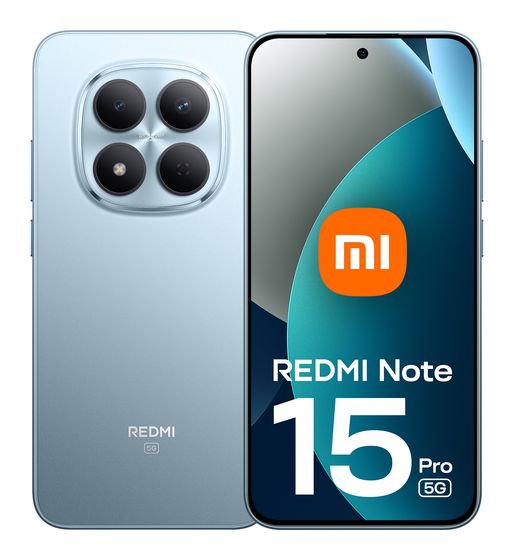 Xiaomi Redmi Note 15 Pro 256 GB 5G Smartphone 17,4 cm (6.83") 2,0 GHz 200 MP Dreifach Kamera WiFi 6 (Glacier Blue) f&uuml;r 357,00 Euro
