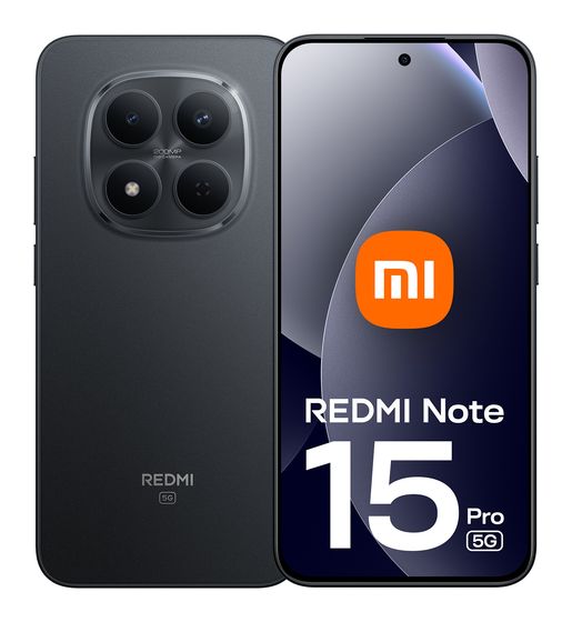 Xiaomi Redmi Note 15 Pro 256 GB 5G Smartphone 17,4 cm (6.83") 2,0 GHz 200 MP Dreifach Kamera WiFi 6  (Schwarz) f&uuml;r 329,00 Euro