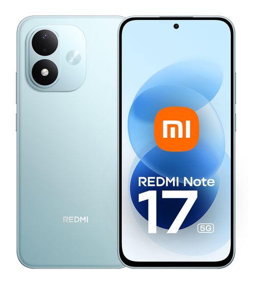Xiaomi Redmi Note 17 256 GB 5G Smartphone 17,8 cm (6.99") Android 50 MP Einzelne Kamera Kamera Dual Sim WiFi 5 (Sky Teal) f&uuml;r 359,00 Euro