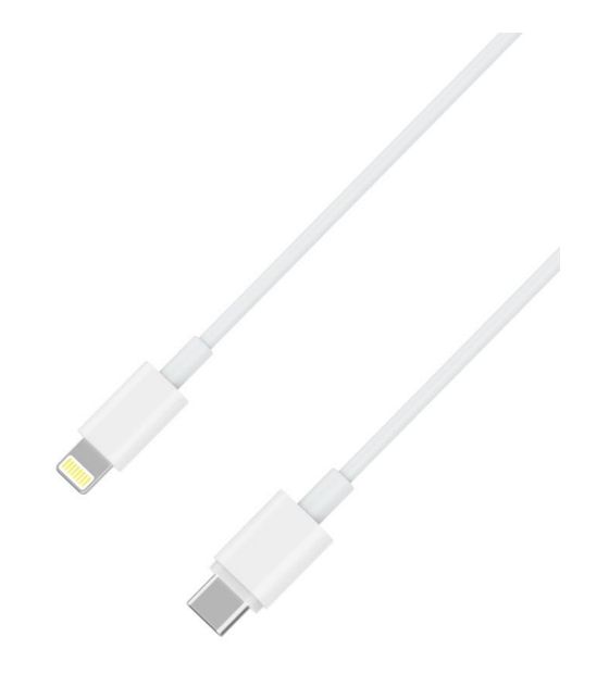 XLayer 216634 Stecker Lightning auf USB C 1 m  (Weiß) f&uuml;r 13,49 Euro