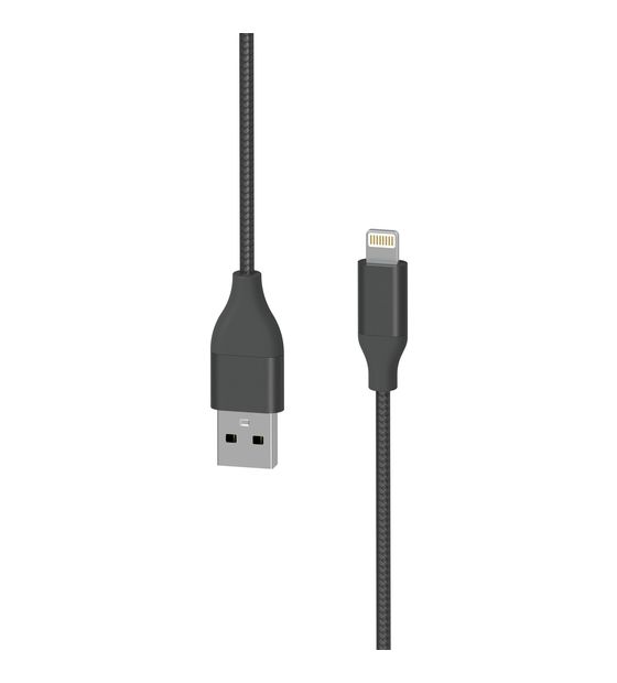 XLayer 217077 Stecker Lightning auf USB A 1,5 m  (Schwarz) f&uuml;r 9,95 Euro
