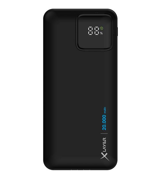 XLayer 220140 20000 mAh Powerbank Mikro-USB  (Schwarz) f&uuml;r 21,99 Euro