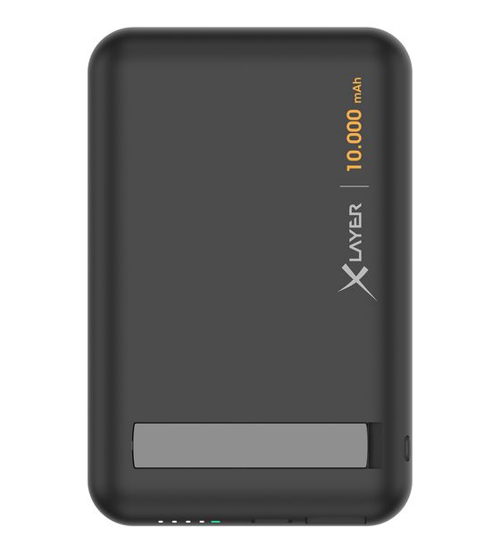 XLayer MagFix Pro 2 10000 mAh Powerbank USB Typ-C Kabelloses Laden  (Schwarz) f&uuml;r 29,99 Euro