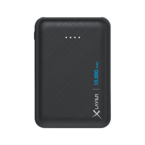 XLayer Micro 10000 mAh Powerbank Micro-USB + USB Type-C  (Schwarz) f&uuml;r 14,99 Euro