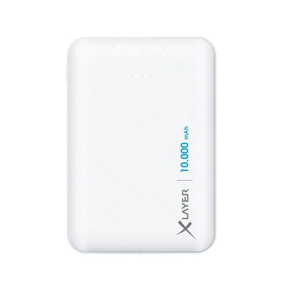 XLayer Micro 10000 mAh Powerbank Micro-USB + USB Type-C  (Weiß) f&uuml;r 14,99 Euro