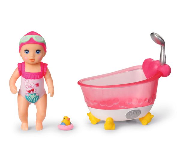 Zapf 906101 BABY born Minis - Playset Badewanne mit Amy f&uuml;r 4,99 Euro